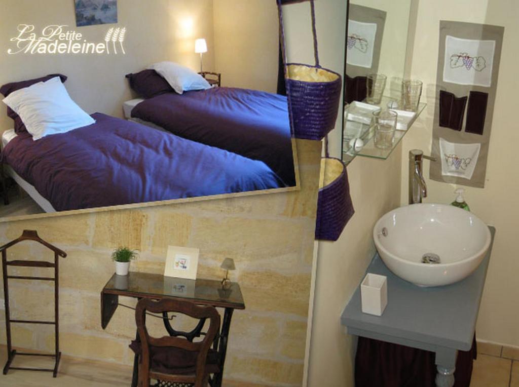 Hotel La Petite Madeleine Castillon-la-Bataille Habitación foto
